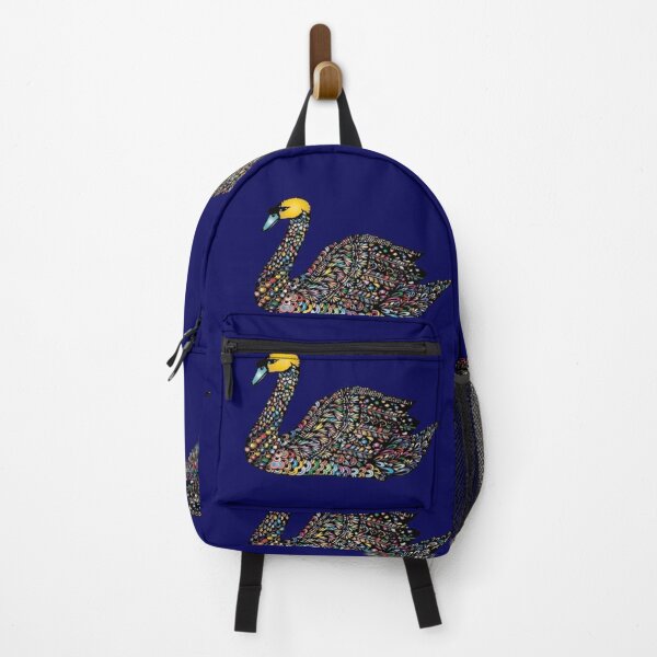 Item preview, Mosaic Swan | Colorful Elegant Bird Art designed and sold by Rawafi Art Studio.