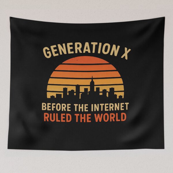 Item preview, Generation X Before The Internet Ruled The World Nostalgia Culture designed and sold by RetroMini2026.