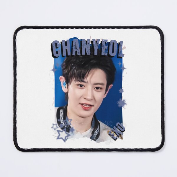 Item preview, EXOO Chanyeol Kpop Solo Artist Black and White Collage Digital Art Portrait designed and sold by AJUNICE STUDIO.