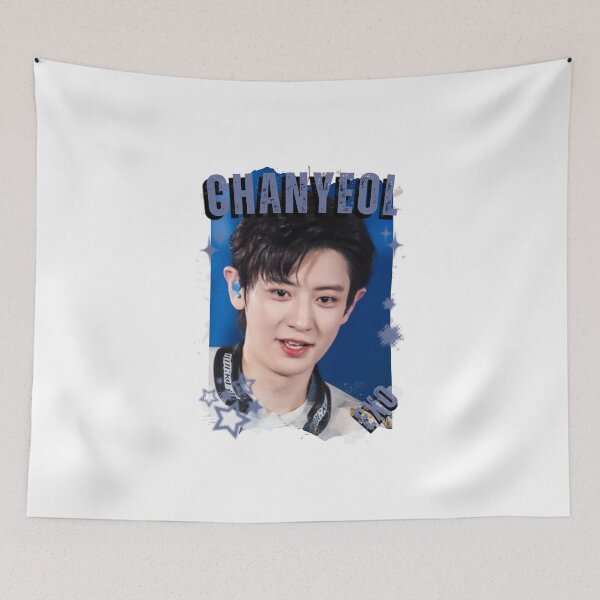 Item preview, EXOO Chanyeol Kpop Solo Artist Black and White Collage Digital Art Portrait designed and sold by AJUNICE STUDIO.