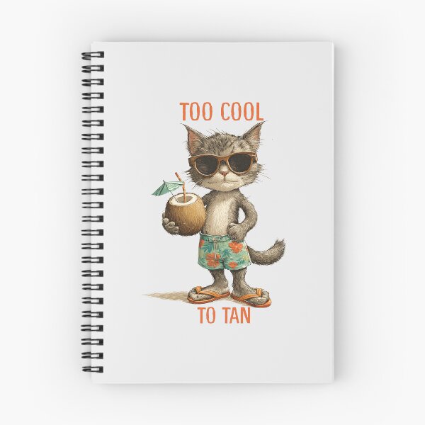 Item preview, Too Cool To Tan Cat designed and sold by Whereiskim.