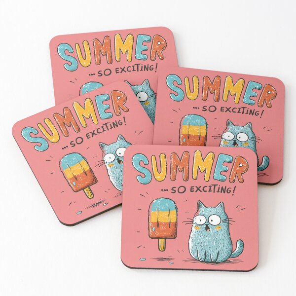 Item preview, Summer So Exciting Cat designed and sold by Whereiskim.