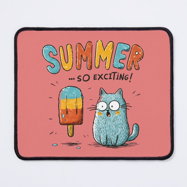 Item preview, Summer So Exciting Cat designed and sold by Whereiskim.
