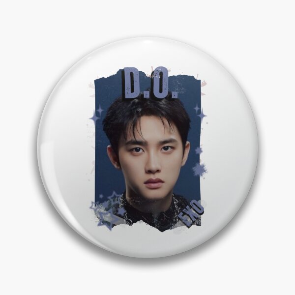Item preview, EXOO D.O Kpop Solo Artist Black and White Collage Digital Art Portrait designed and sold by AJUNICE STUDIO.