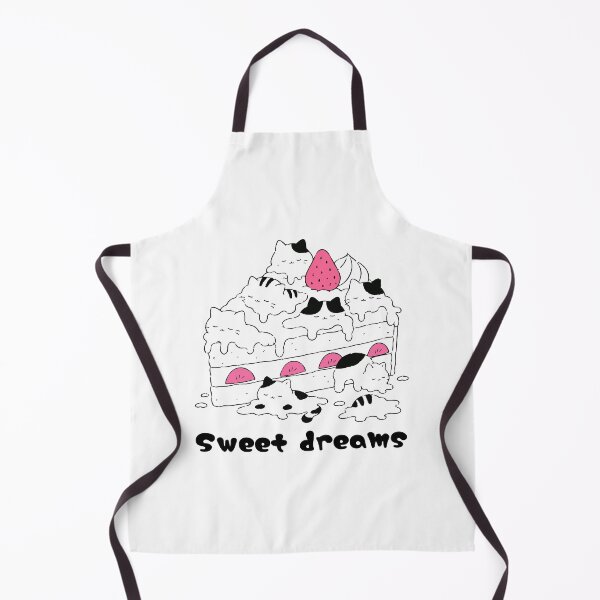 Item preview, Sweet Dreams Cat Cake Kawaii Cat Gift Funny Cat Strawberry Cake Japanese Cat Lover designed and sold by medicalkinoko.