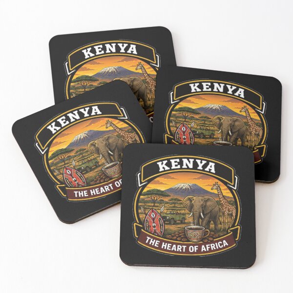 Item preview, Kenya – Heart of the Safari World designed and sold by GnuArt.