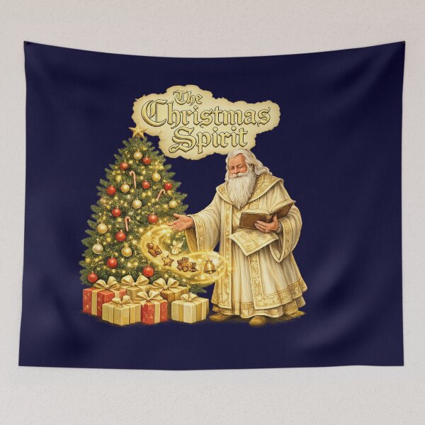 Item preview, The Christmas Spirit Vintage  Santa Magic Holiday Design designed and sold by Log77.