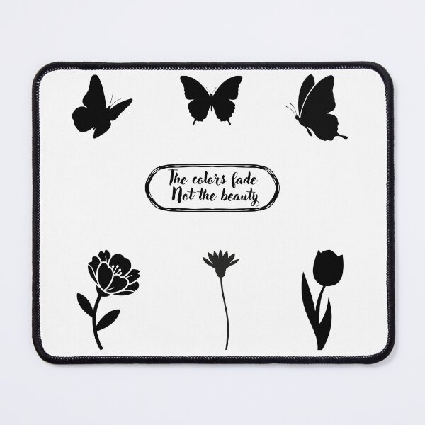 Item preview, Butterfly and Flower Silhouette motivation sticker – Minimalist sticker pack designed and sold by Art_IN_Design Pack.