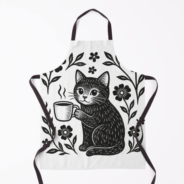 Item preview, Cat Coffee and Garden designed and sold by Echo Aesthetics.