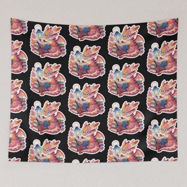 Item preview, Reading Dragon | Cozy Fantasy Book Lover designed and sold by AillustriaAK.