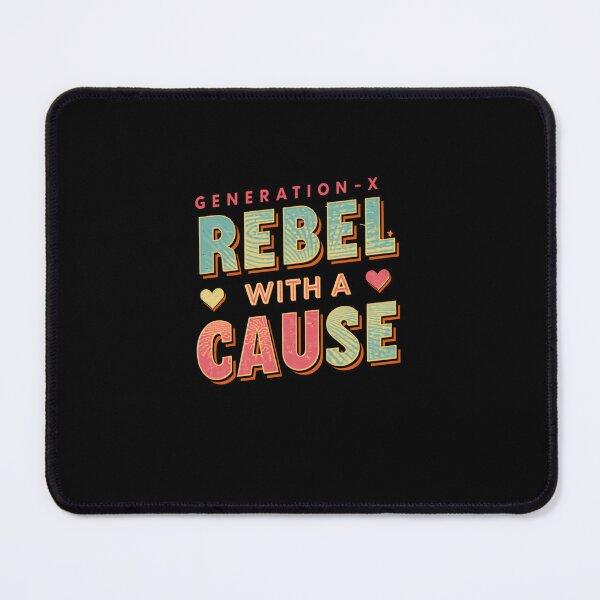 Item preview, Generation-X Rebel With A Cause Identity designed and sold by RetroMini2026.
