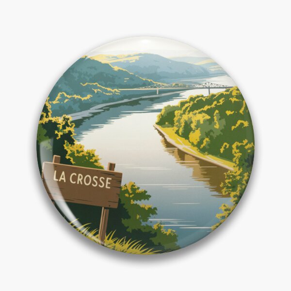 Item preview, La Crosse Wisconsin Scenic Gem Coulee Bluff Region  designed and sold by BlueLineLAX.