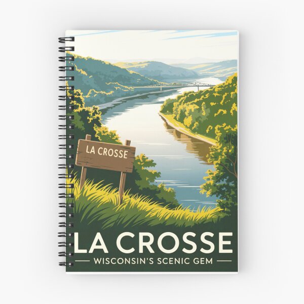 Item preview, La Crosse Wisconsin Scenic Gem Coulee Bluff Region  designed and sold by BlueLineLAX.