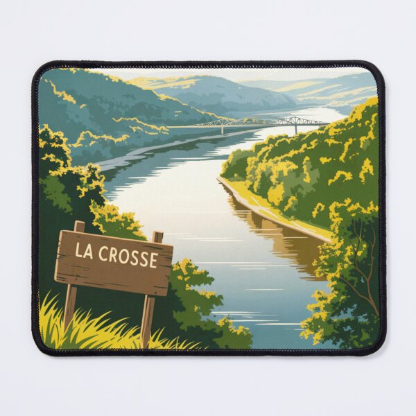 Item preview, La Crosse Wisconsin Scenic Gem Coulee Bluff Region designed and sold by BlueLineLAX.