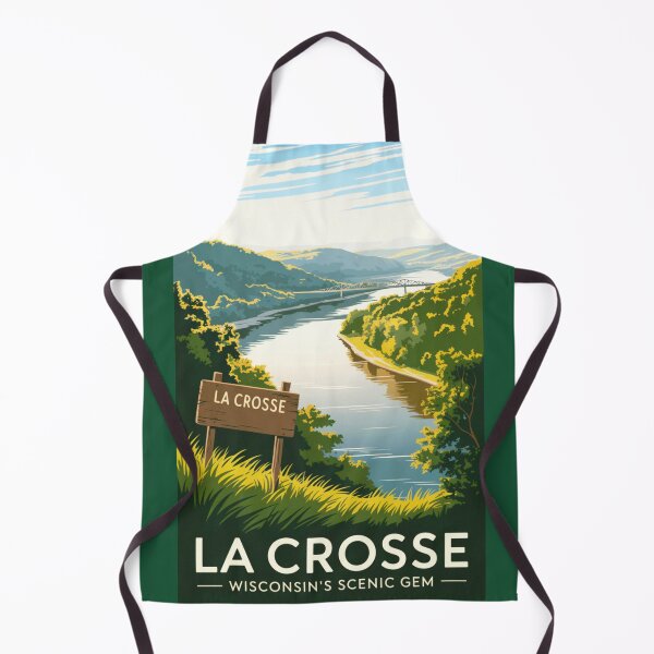 Item preview, La Crosse Wisconsin Scenic Gem Coulee Bluff Region designed and sold by BlueLineLAX.