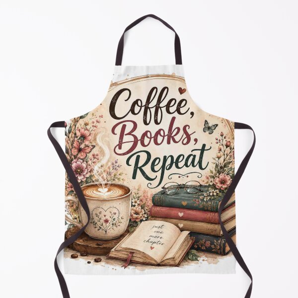 Item preview, Coffee, Books, Repeat designed and sold by StainedChapters.