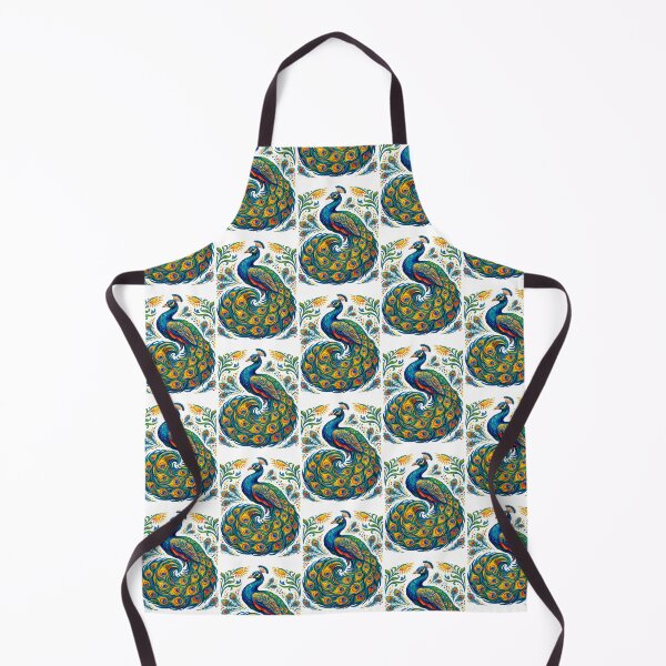 Item preview, Colorful Folk Art Peacock designed and sold by TeeARTHY.