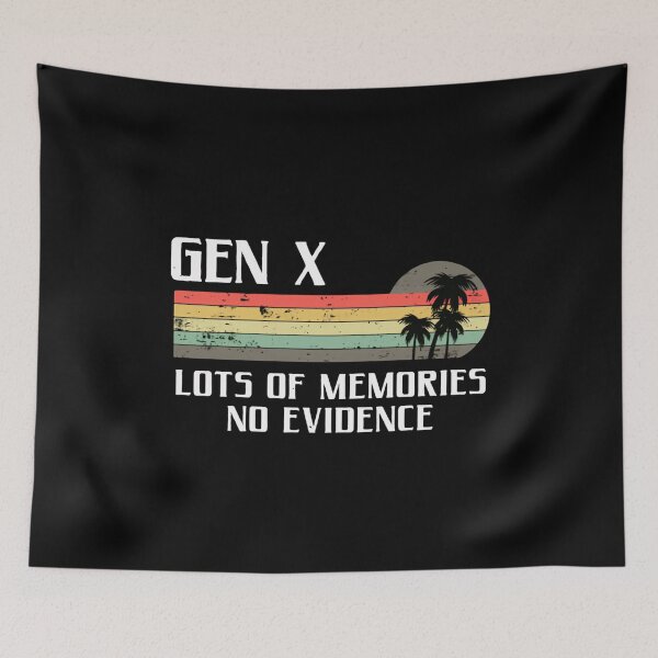 Item preview, Gen X Lots Of Memories No Evidence Generation X Nostalgia Humor Gift designed and sold by RetroMini2026.