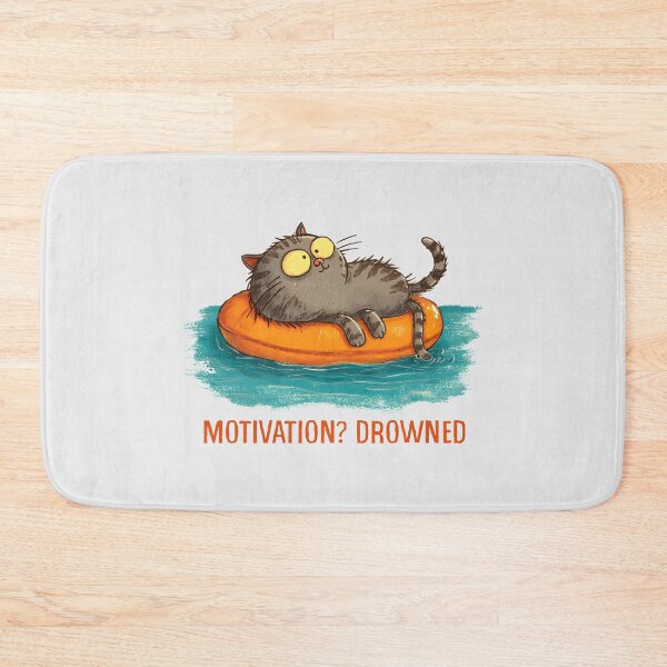 Item preview, Motivation Drowned Cat designed and sold by Whereiskim.