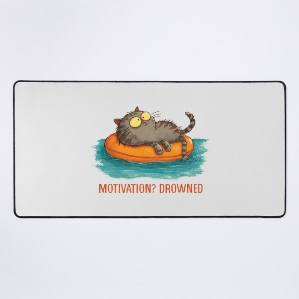 Item preview, Motivation Drowned Cat designed and sold by Whereiskim.