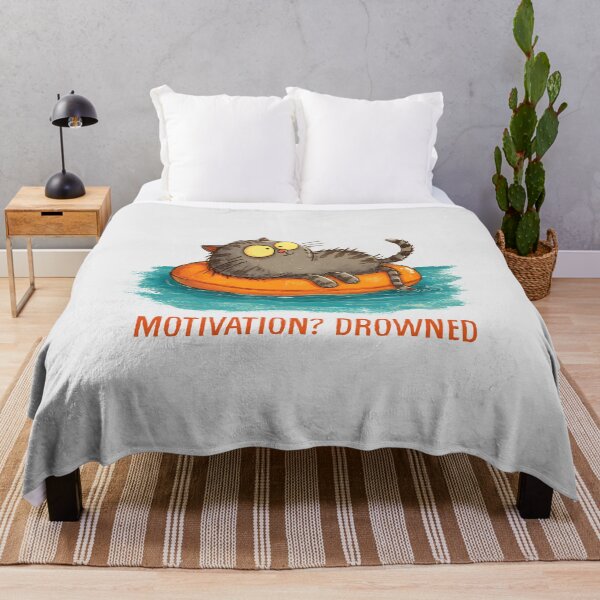Item preview, Motivation Drowned Cat designed and sold by Whereiskim.