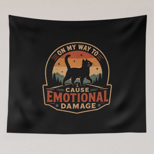 Item preview, On My Way To Cause Emotional Damage designed and sold by DemureArtsy.