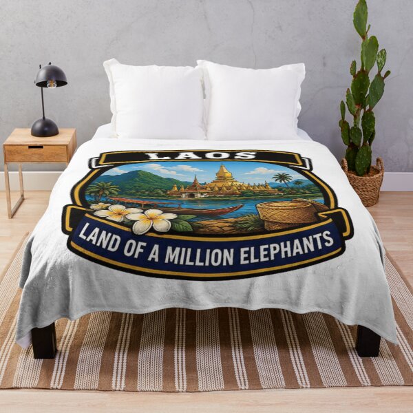 Item preview, Laos – Land of Tranquil Temples designed and sold by GnuArt.