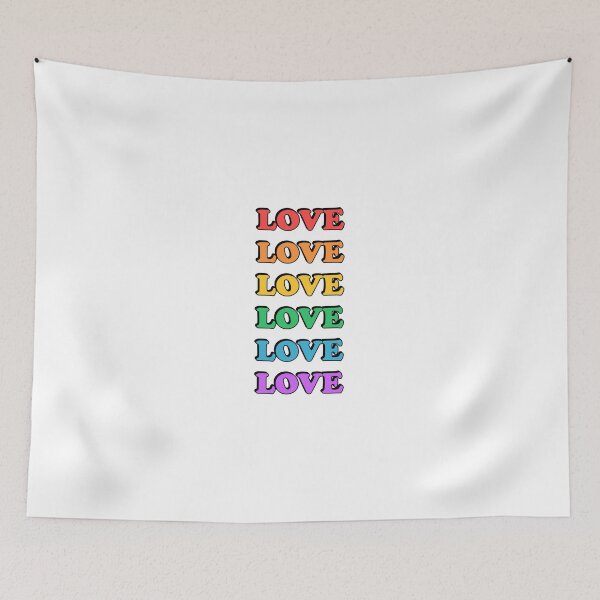 Item preview, Rainbow LOVE LGBT Pride designed and sold by Inspirationmotivation.