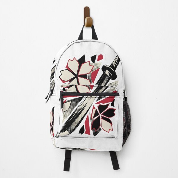 Item preview, Traditional Katana Cherry Blossom Japanese Manga Art designed and sold by EKHOAISTORE.