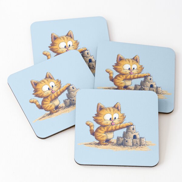 Item preview, Sand Castle Cat designed and sold by Whereiskim.