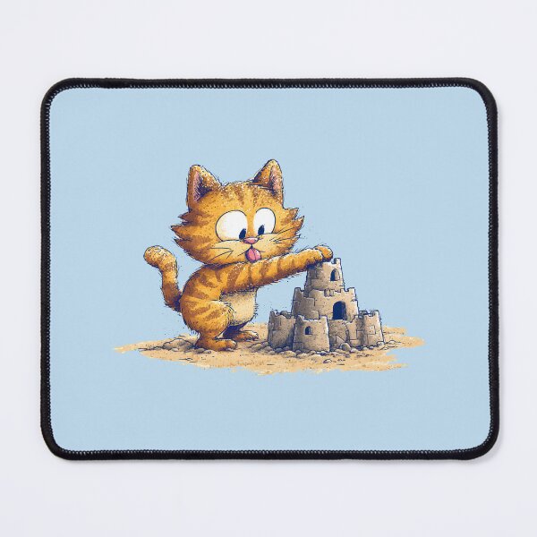 Item preview, Sand Castle Cat designed and sold by Whereiskim.