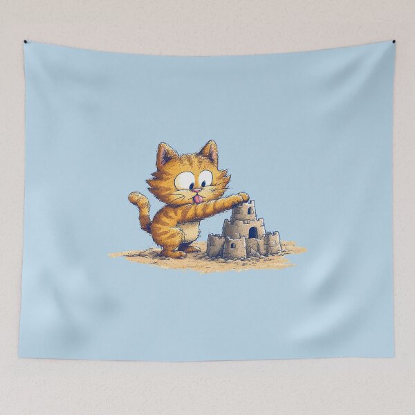 Item preview, Sand Castle Cat designed and sold by Whereiskim.