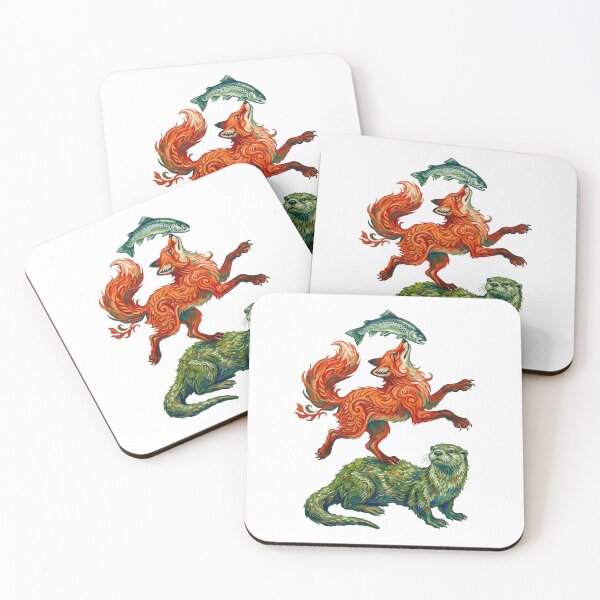 Item preview, Red Fox And River Otter designed and sold by TeeARTHY.