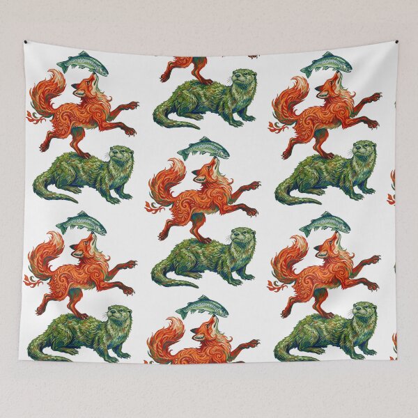 Item preview, Red Fox And River Otter designed and sold by TeeARTHY.