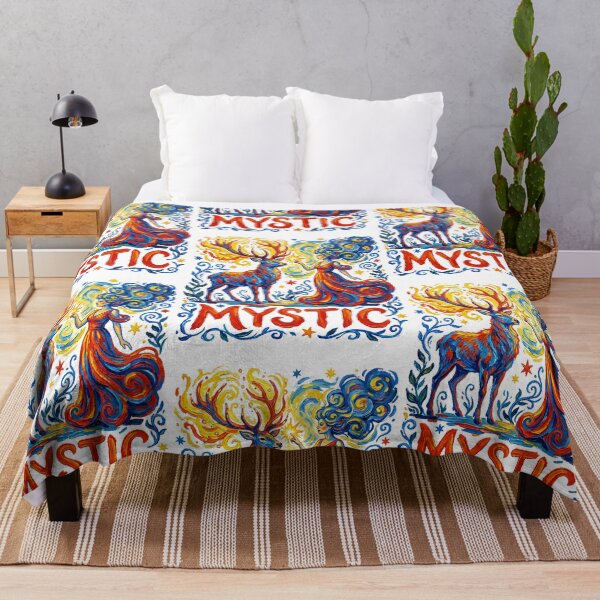 Item preview, Mystic Starry Night Forest Deer designed and sold by TeeARTHY.