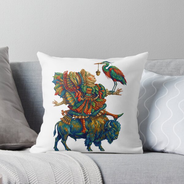 Item preview,  Bison Rider Wildlife Illustration designed and sold by TeeARTHY.