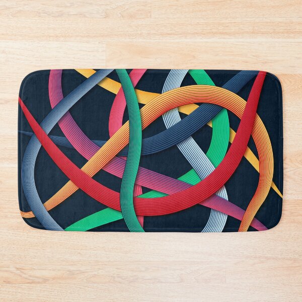 Item preview, Tangled Abstract Tentacles Retro Psychedelic Pattern designed and sold by Dibujo Divertido.