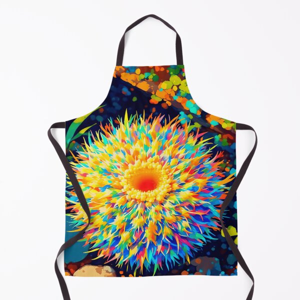 Item preview, Color Burst :Magical Wildflower Mosaic Art Print designed and sold by LomainTatiana8.