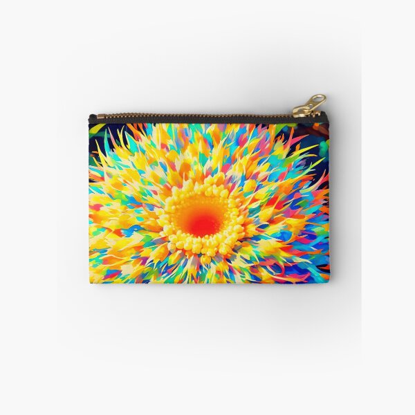 Item preview, Color Burst :Magical Wildflower Mosaic Art Print designed and sold by LomainTatiana8.