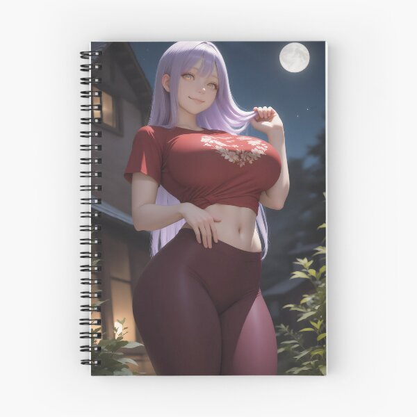 Item preview, Henrietta wears red crop top and red wine leggings designed and sold by Mairerisu.