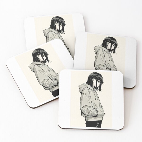 Item preview, Fashion - Man in Gray Hoodie Hood Up Streetwear Anime designed and sold by AnimeShin.