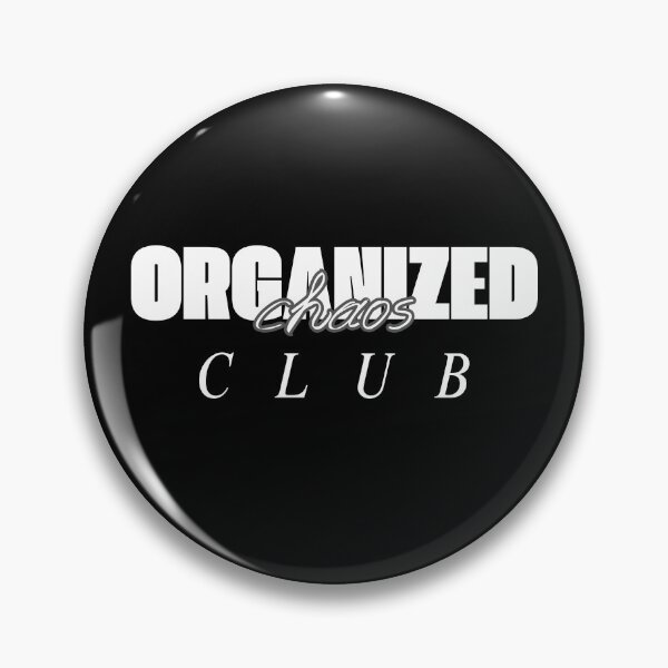 Item preview, Organized Chaos Club Retro Typography Introvert Lifestyle T-Shirt designed and sold by Anya86.