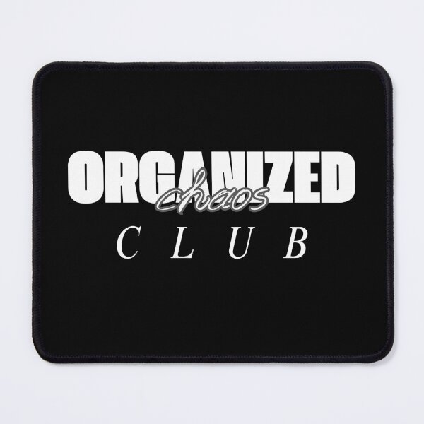 Item preview, Organized Chaos Club Retro Typography Introvert Lifestyle T-Shirt designed and sold by Anya86.