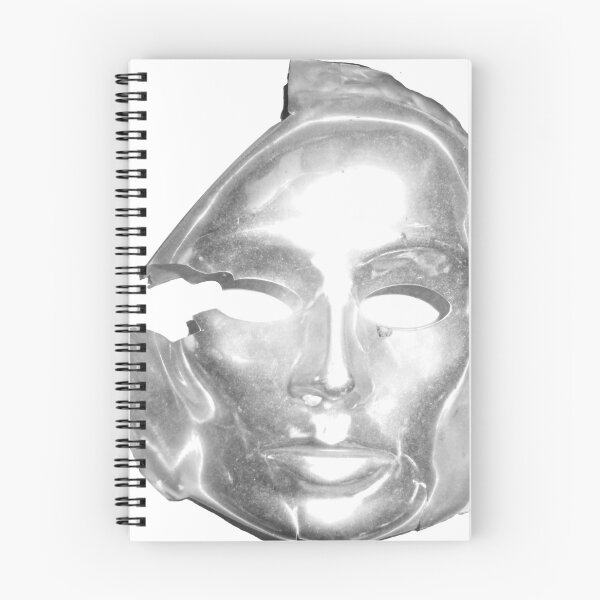 Item preview, máscara facial belleza ilusión vintage psicodélico místico espeluznante designed and sold by Luzi Illustrella.