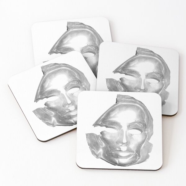Item preview, face mask beauty illusion vintage psychedelic mystic spooky designed and sold by Luzi Illustrella.