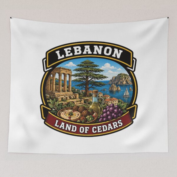 Item preview, Lebanon – Land of Cedars and Coastlines designed and sold by GnuArt.