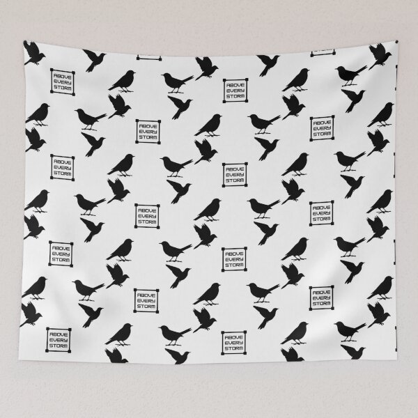 Item preview, Black bird Silhouette motivation sticker – quotes Minimalist sticker pack designed and sold by Art IN Pack.