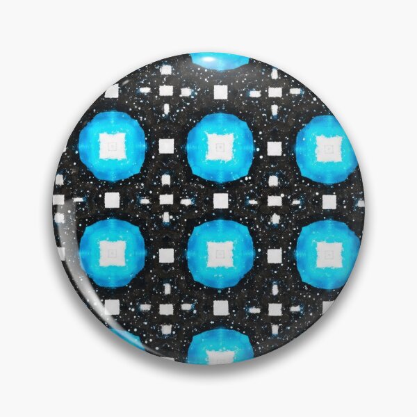 Item preview, Neon Cyan Orb Pattern designed and sold by PixorStudio.