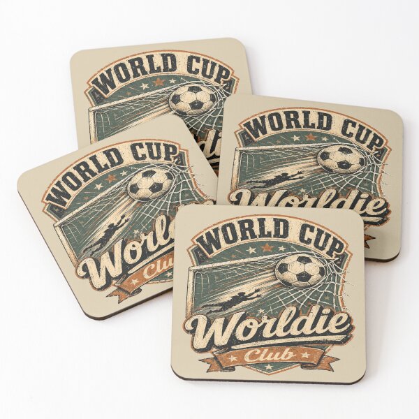 Item preview, World Cup Worldie Club Retro Soccer Goal Supporters Tee designed and sold by POD DYNASTY | Original Print On Demand T-Shirt Graphics.
