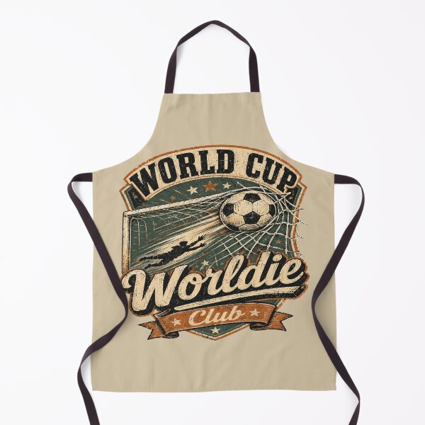 Item preview, World Cup Worldie Club Retro Soccer Goal Supporters Tee designed and sold by POD DYNASTY.